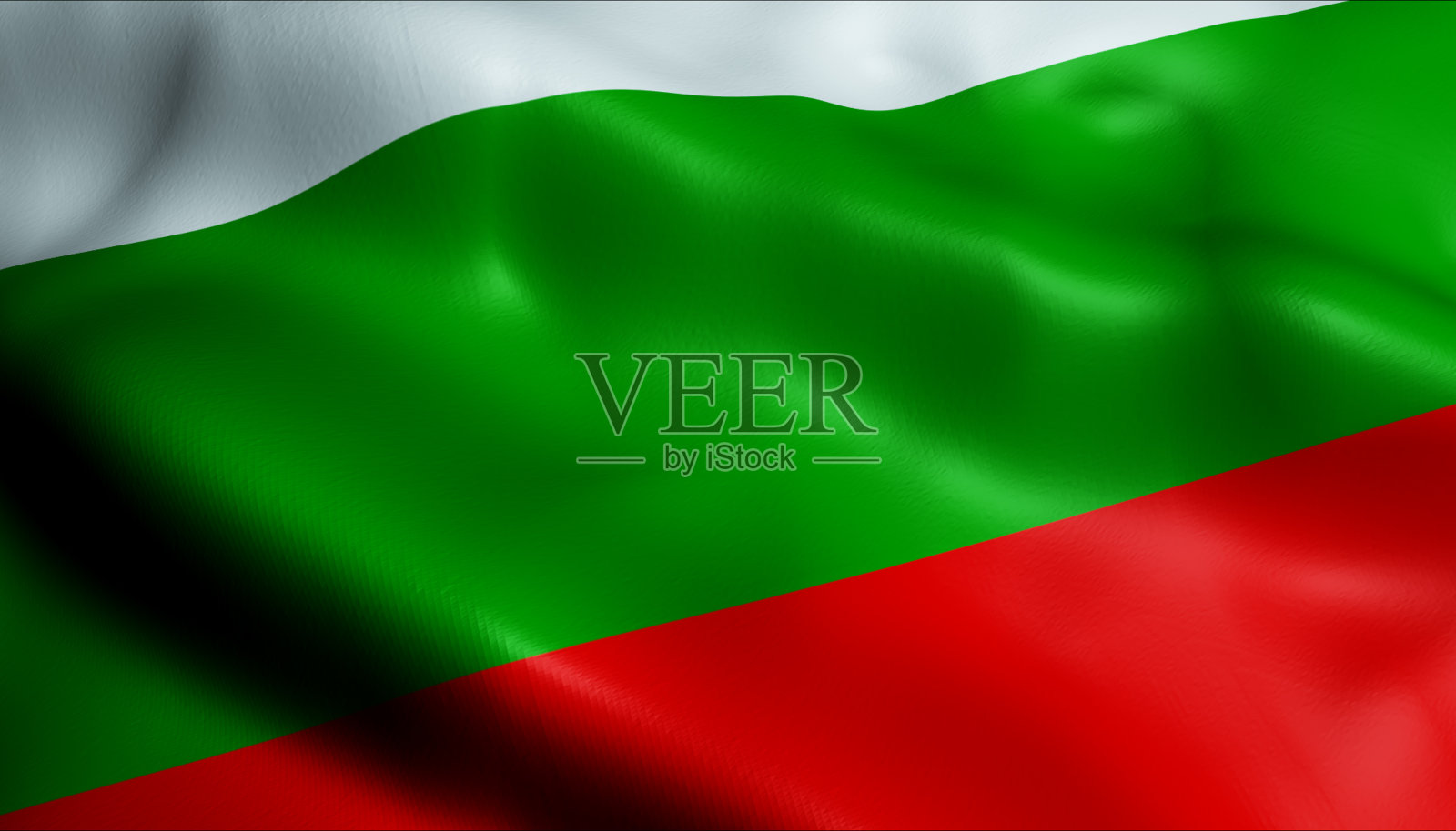 3D挥舞哥伦比亚城市旗帜的阿劳卡特写视图照片摄影图片