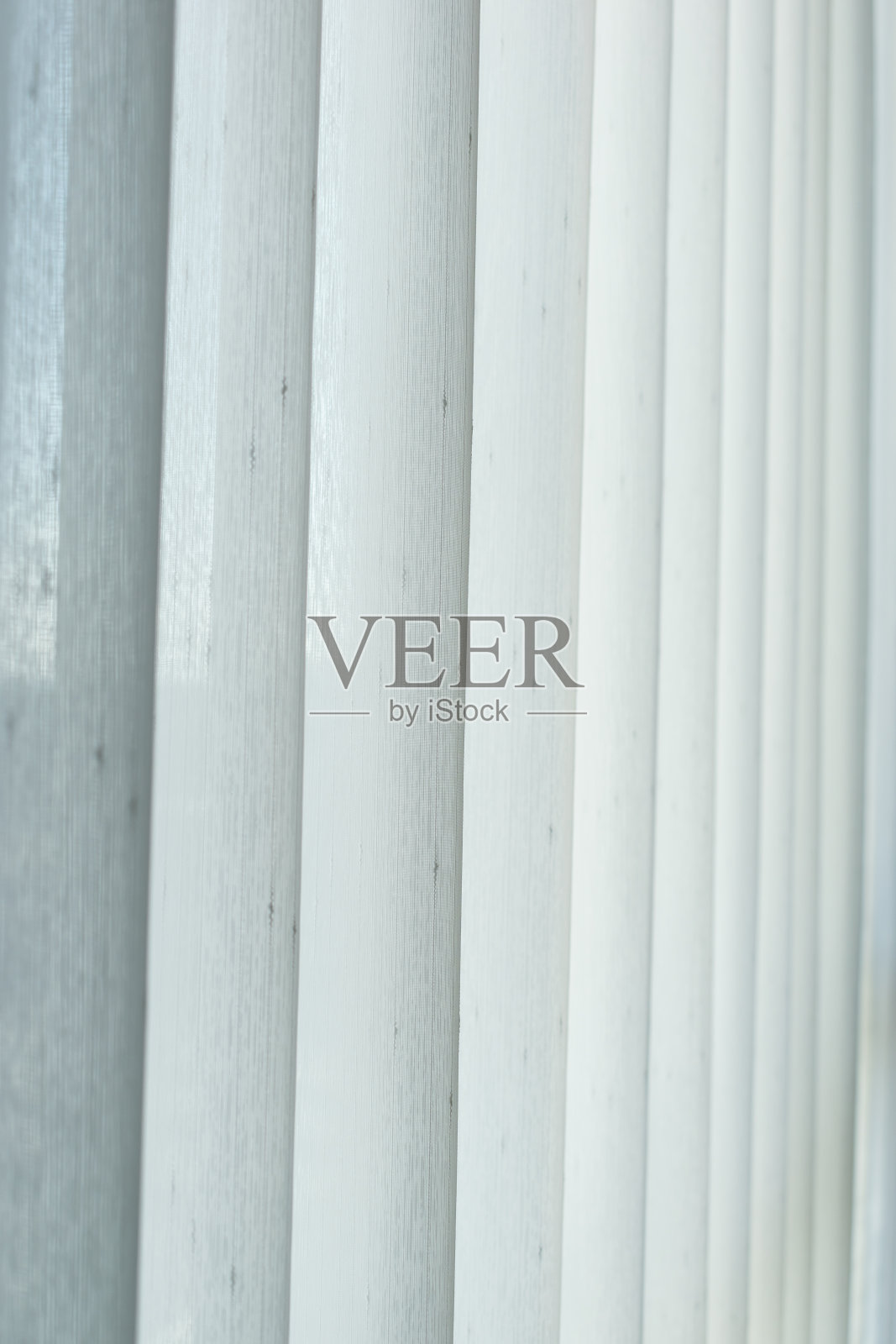 窗户上的白色窗帘室内装饰照片摄影图片