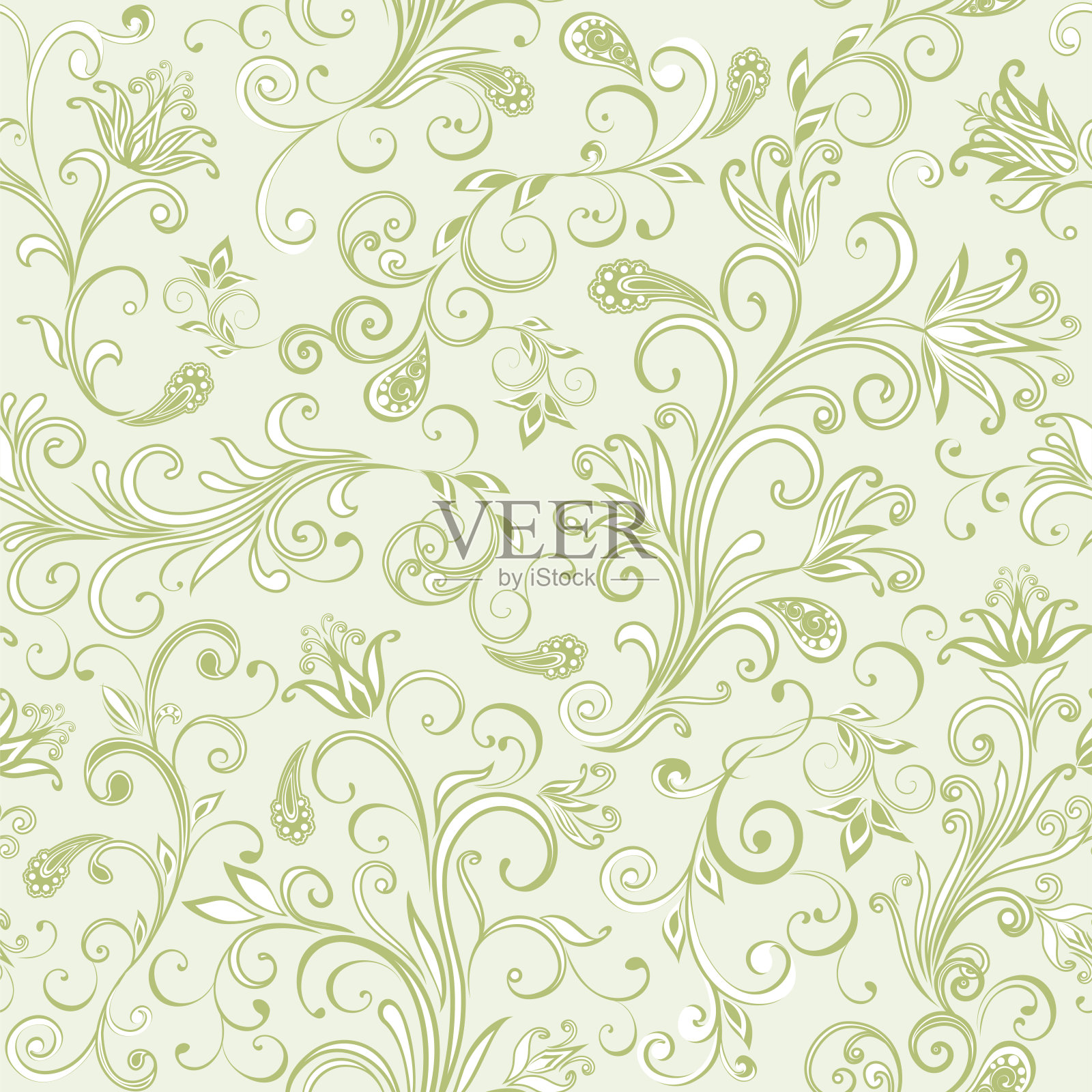 民族传统风格的无缝图案。插画图片素材