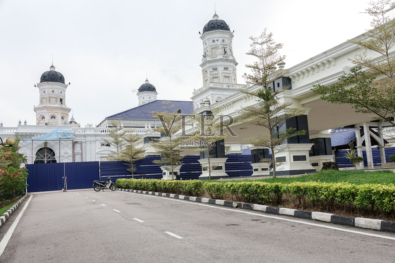 柔佛州,2018年3月10日。苏丹Abu bakque在马来西亚Johor Bharu报道照片摄影图片