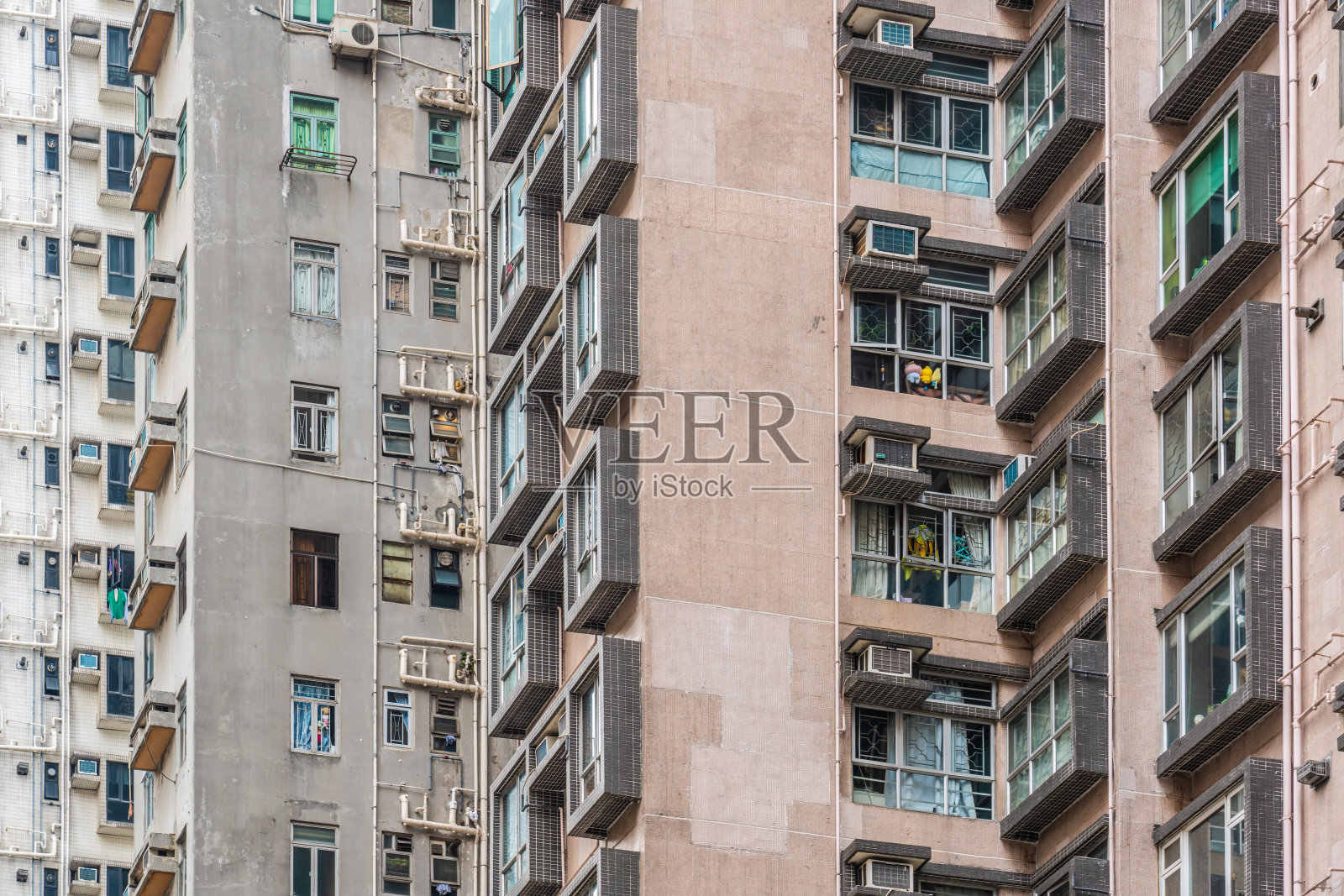 香港拥挤的房屋照片摄影图片