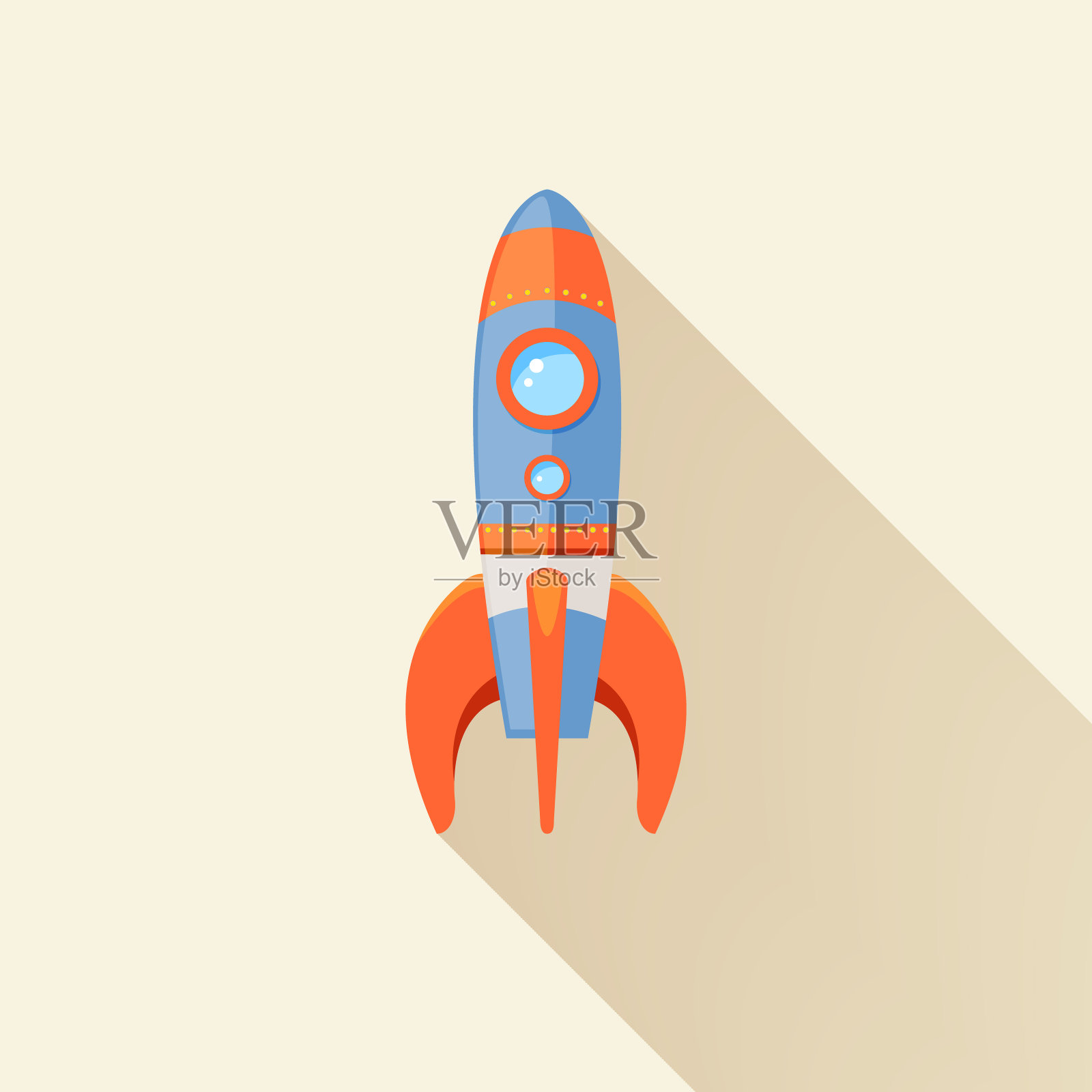 火箭图标插画图片素材