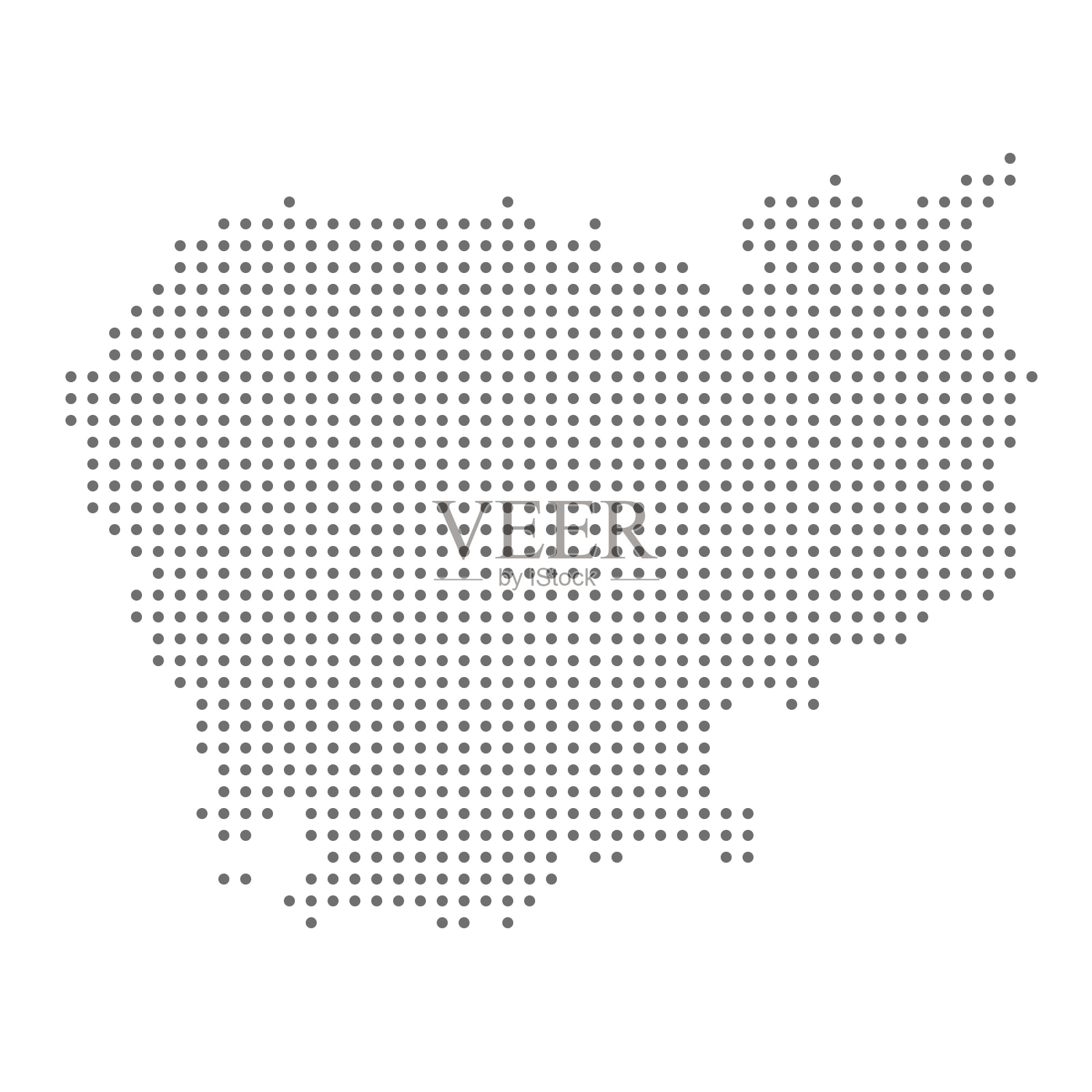 柬埔寨地图插画图片素材