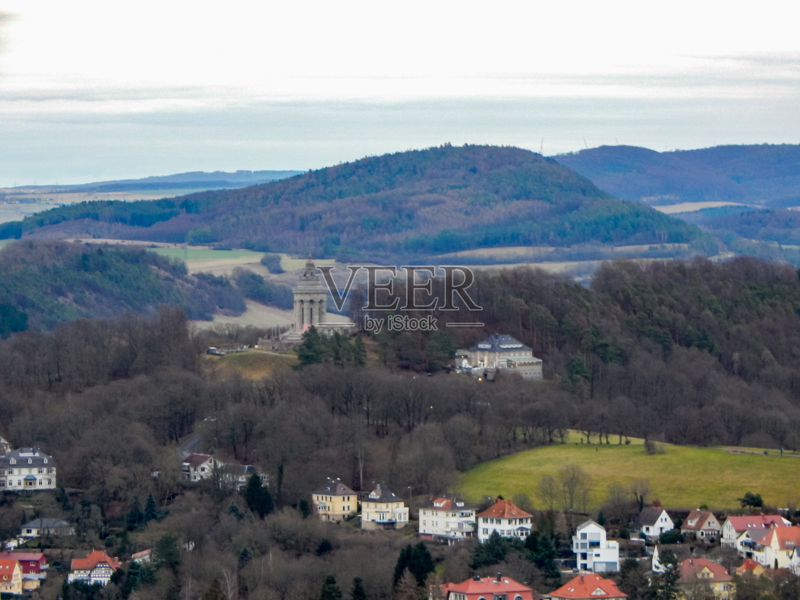 从沃特堡城堡到爱森纳赫图林根的城市照片摄影图片