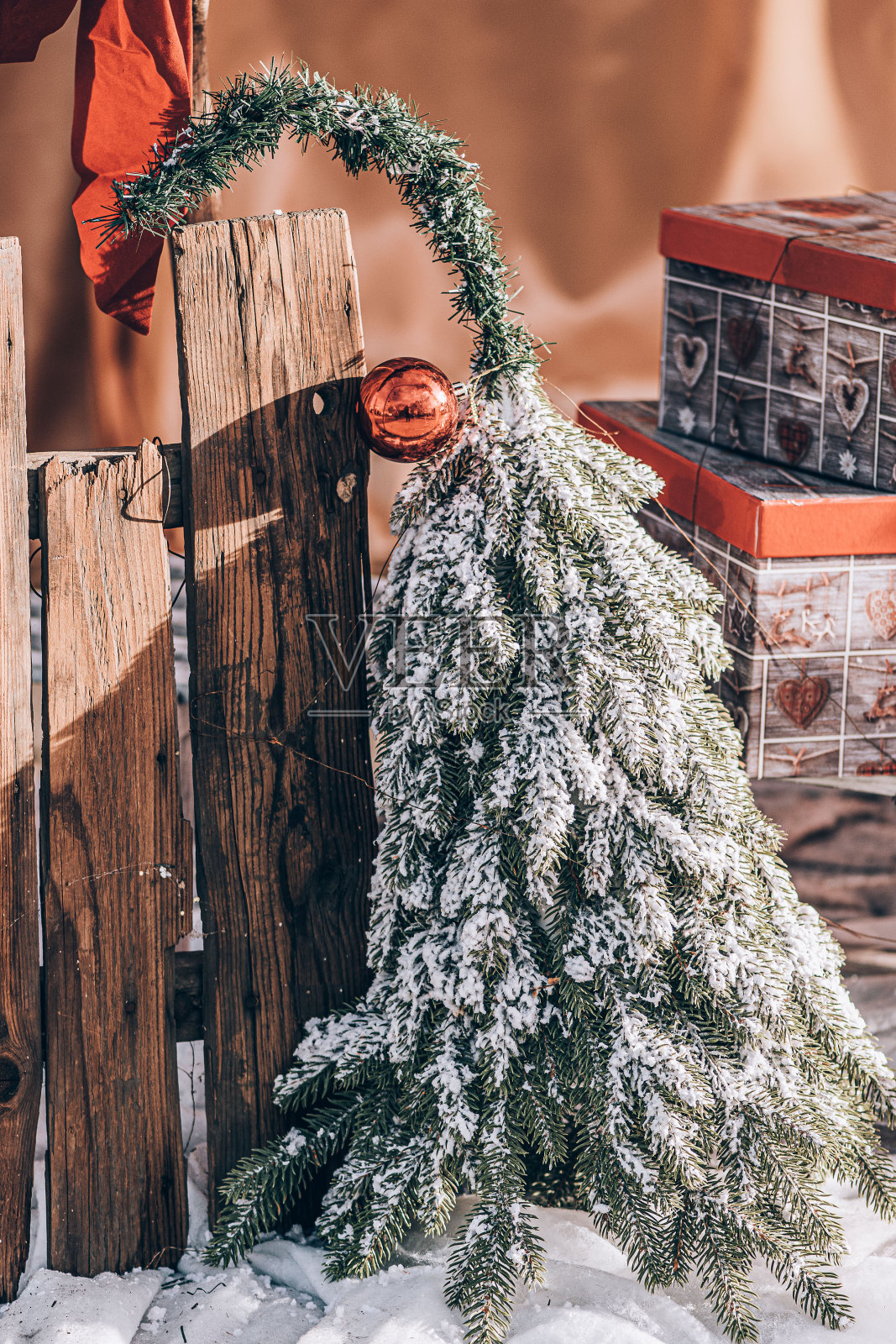 圣诞节的装饰照片摄影图片