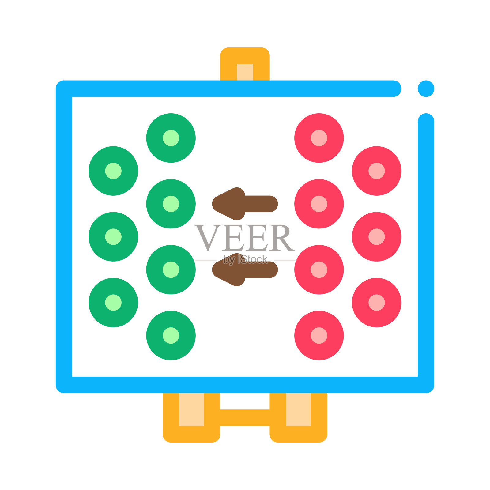 橄榄球运动员的图标矢量轮廓插图布局插画图片素材