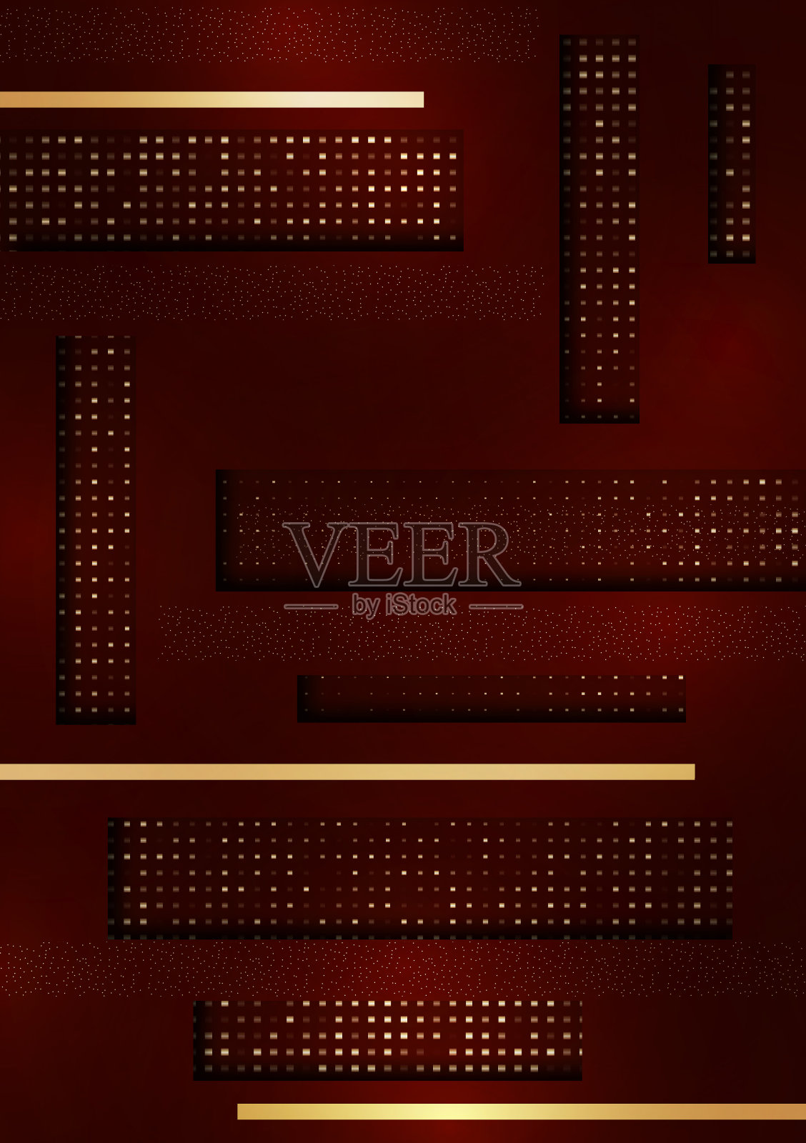 明亮的抽象背景。矩形,条纹,小颗粒,方块的半色调。通用模板的商业设计封面,名片,传单。矢量图插画图片素材