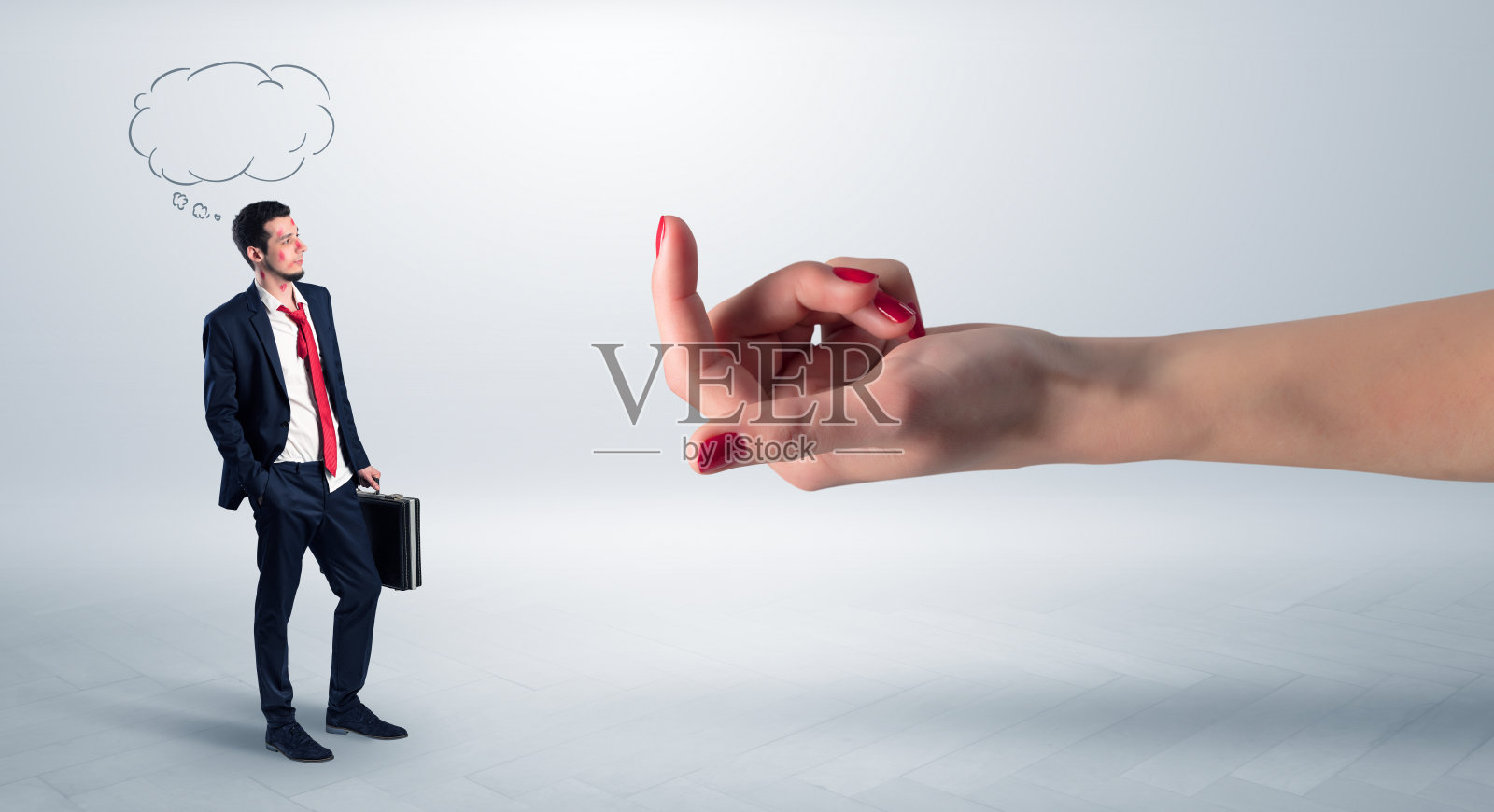 诱惑的商人照片摄影图片