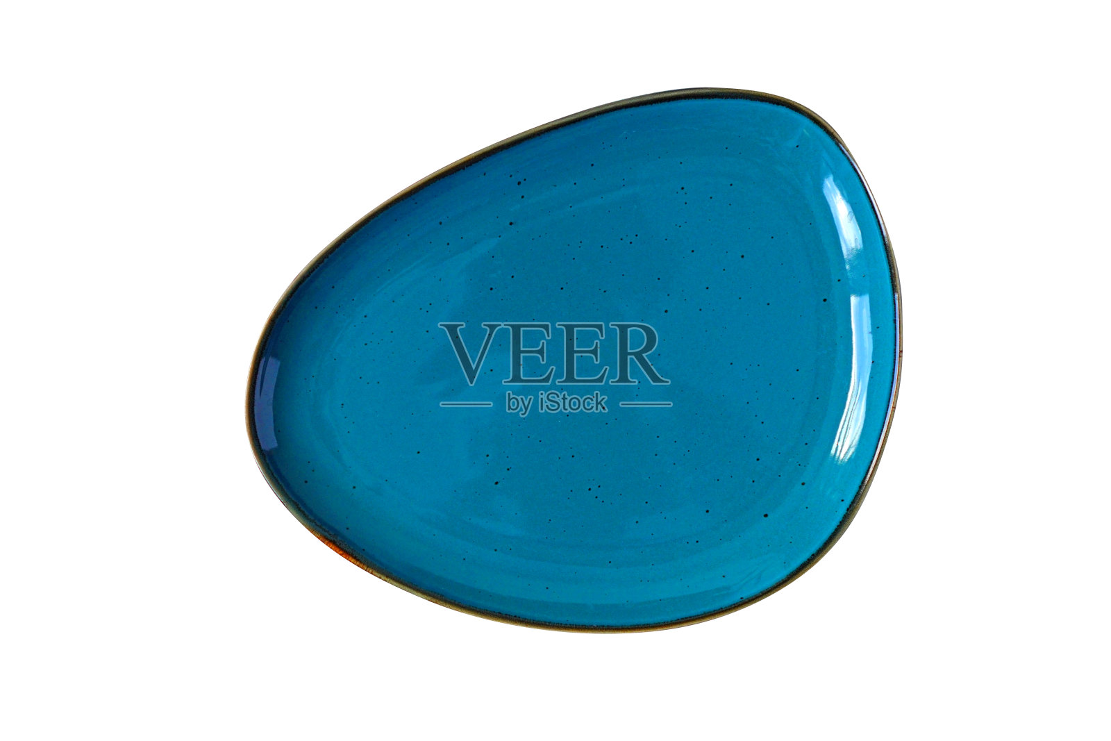 空不规则板孤立在白色,俯视图照片摄影图片