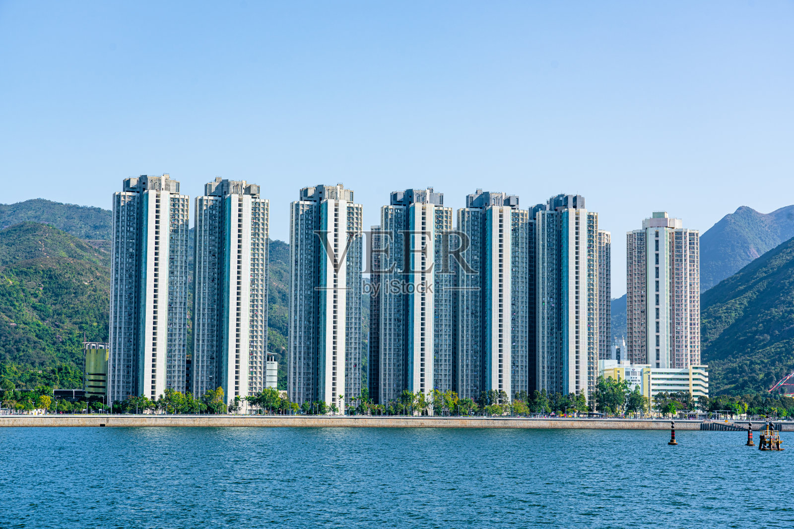 中国香港马鞍山的住宅楼照片摄影图片