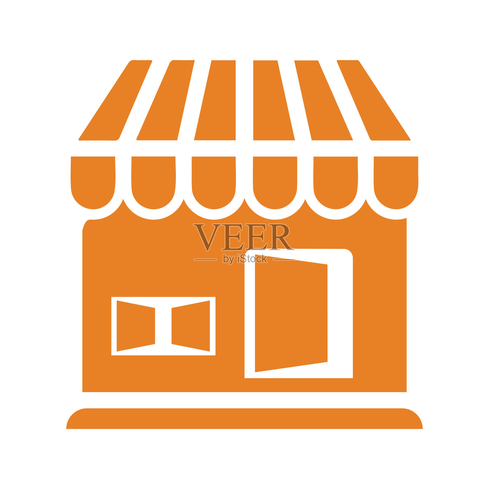 市场,商店,商店,房子图标插画图片素材