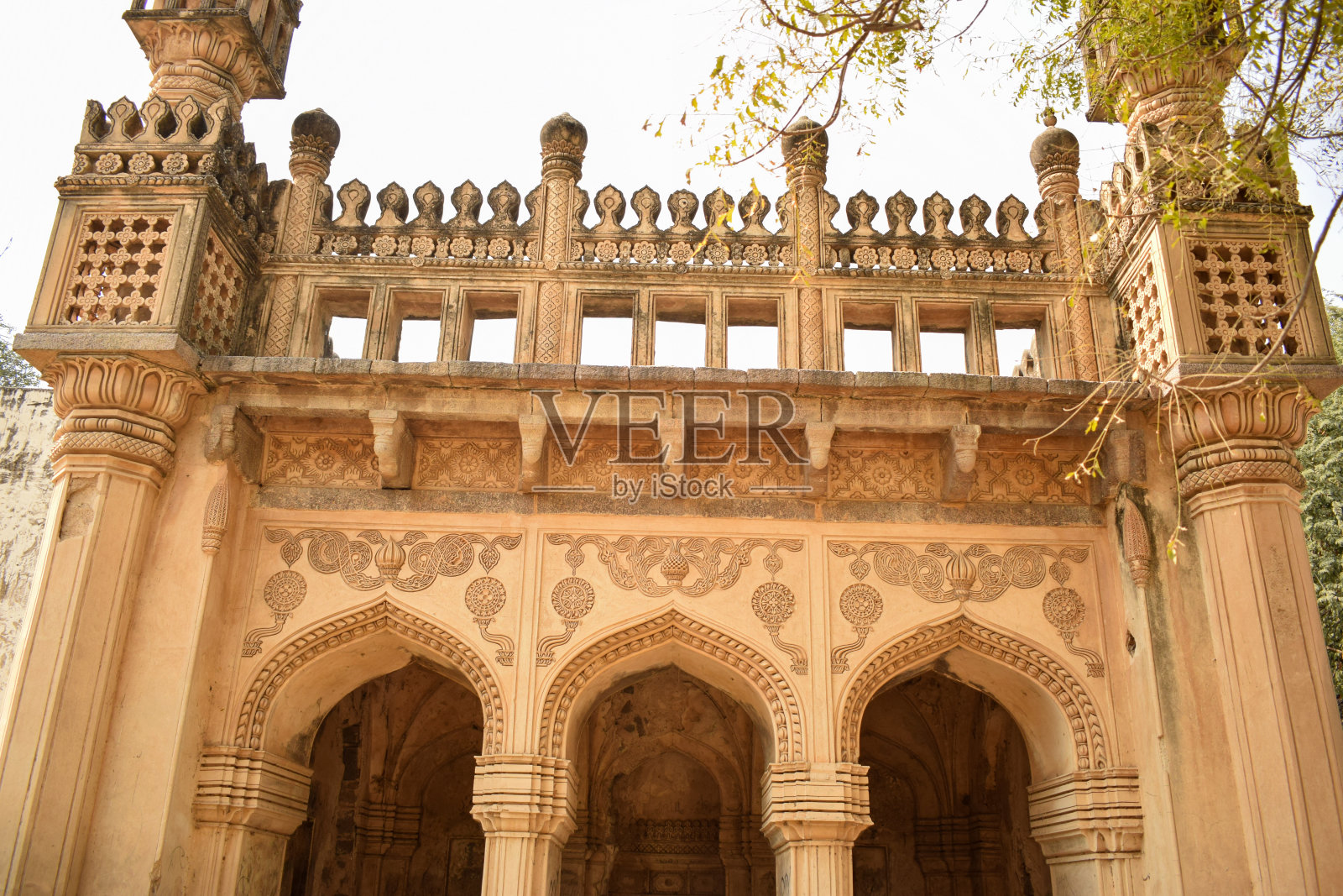 尖塔特写,海得拉巴,印度库存照片照片摄影图片