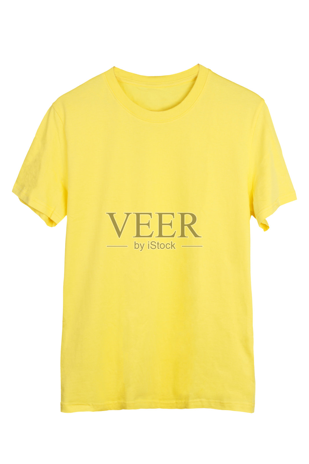 黄色的t恤照片摄影图片