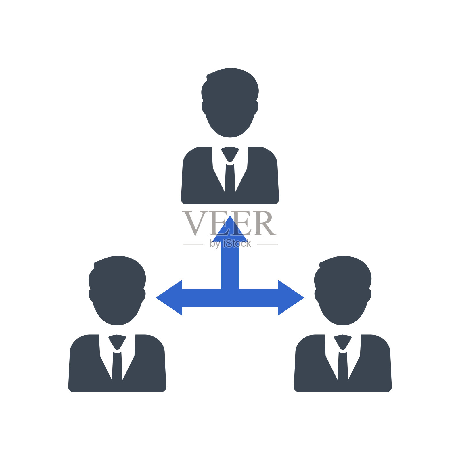 团队合作变换图标插画图片素材