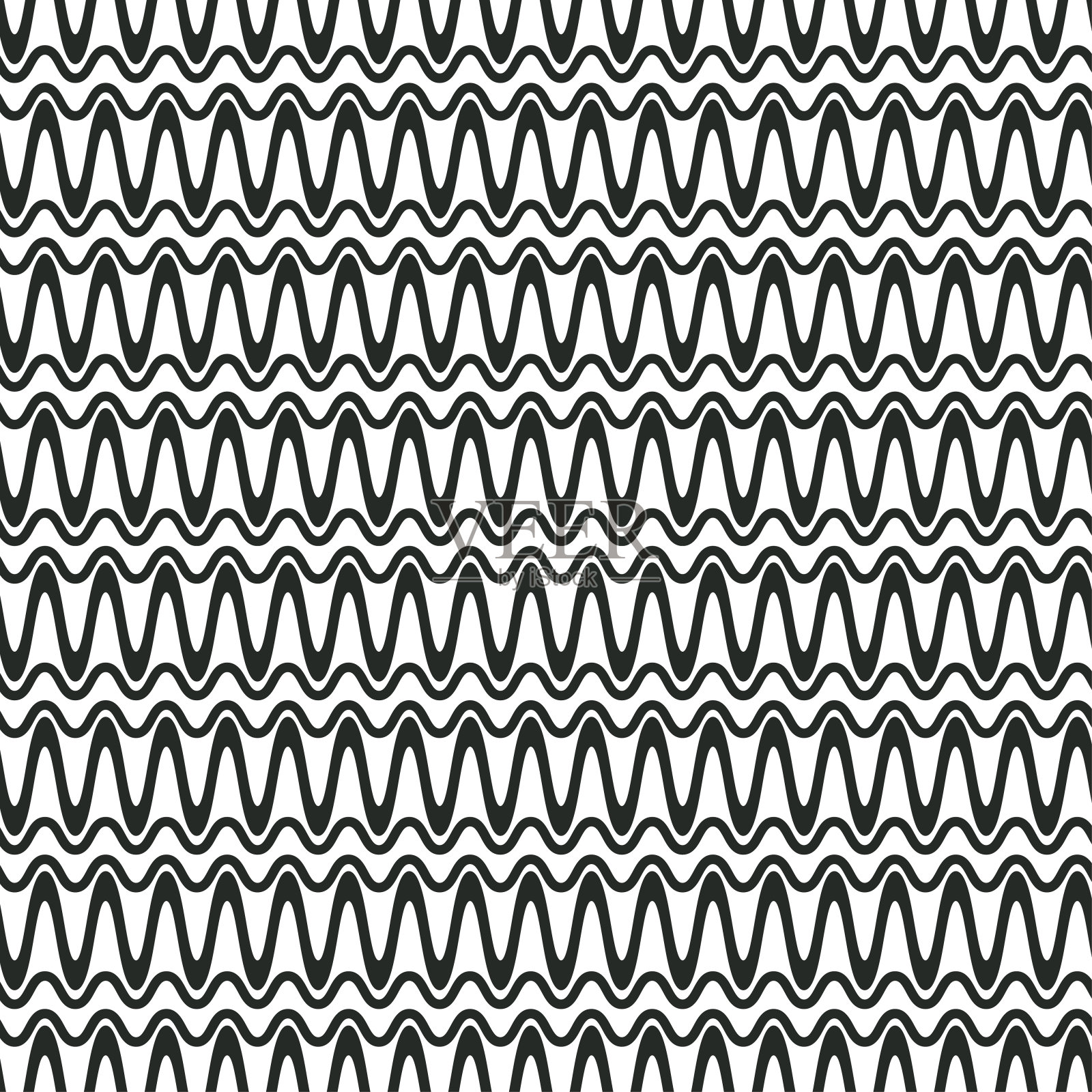 无缝图案与线波几何设计。方格图案的装饰背景。插画图片素材