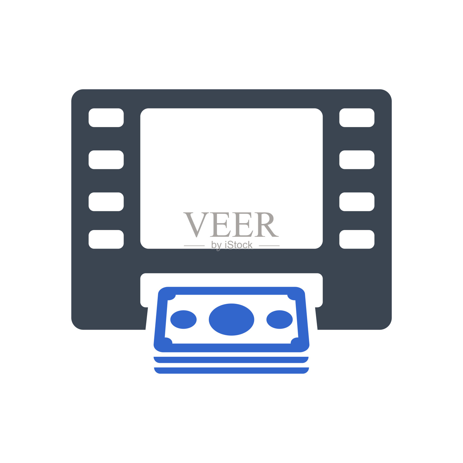 自动取款机,现金图标图标素材