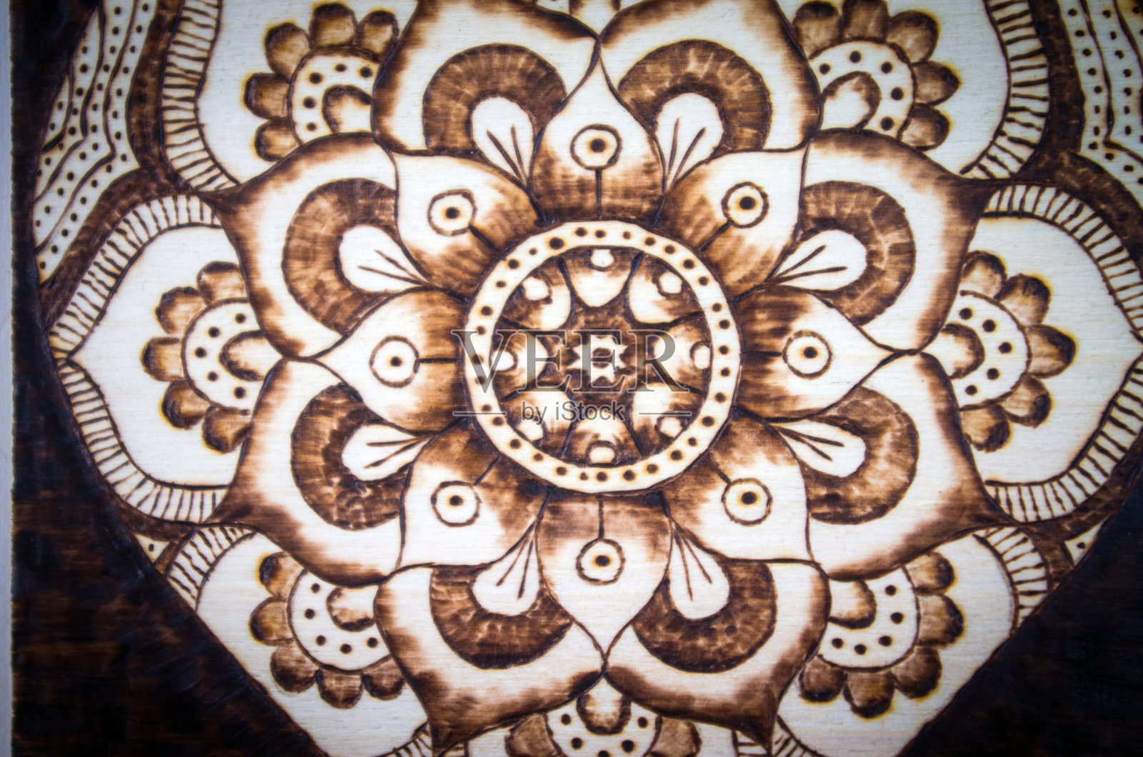 古老的烟火艺术,木与火,曼荼罗,生命与灵魂的宁静照片摄影图片