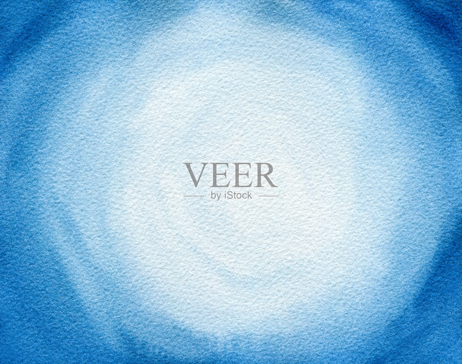 水下蓝色抽象背景与grunge纹理和明亮的中心,螺旋或水下抽象水彩插图,蓝色梯度插画图片素材