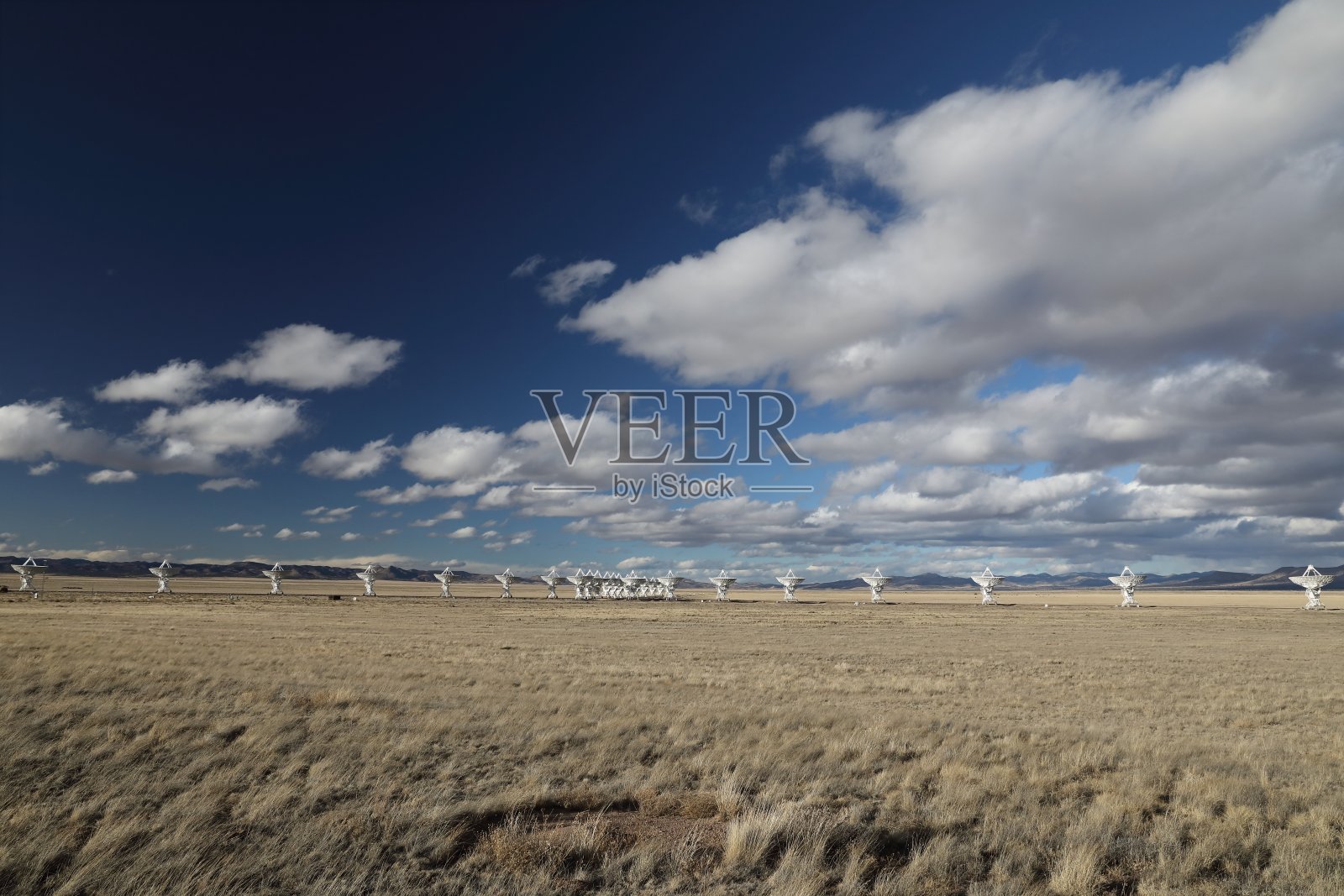 美国新墨西哥州的甚大阵列卫星天线照片摄影图片