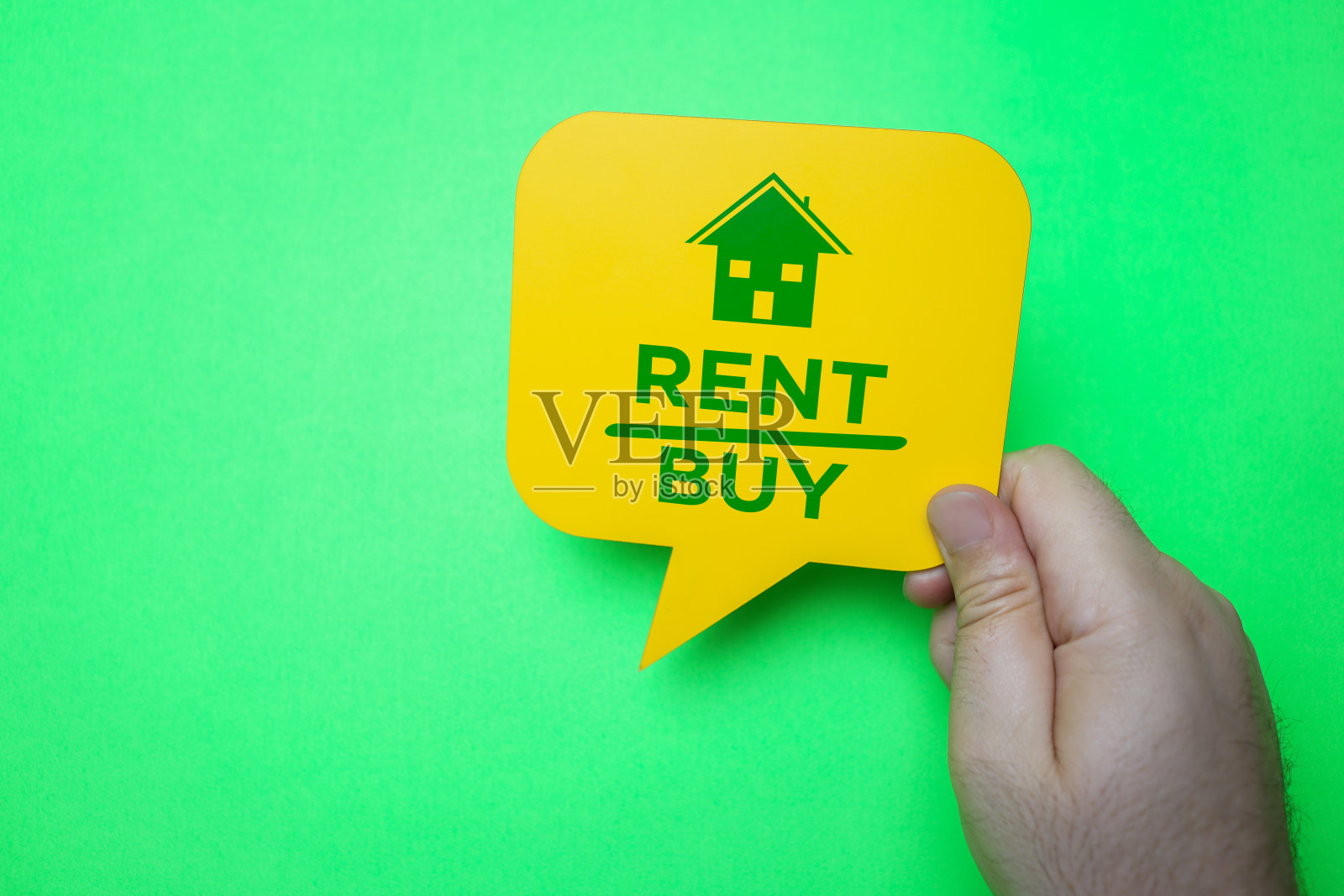 租赁或购买概念照片摄影图片