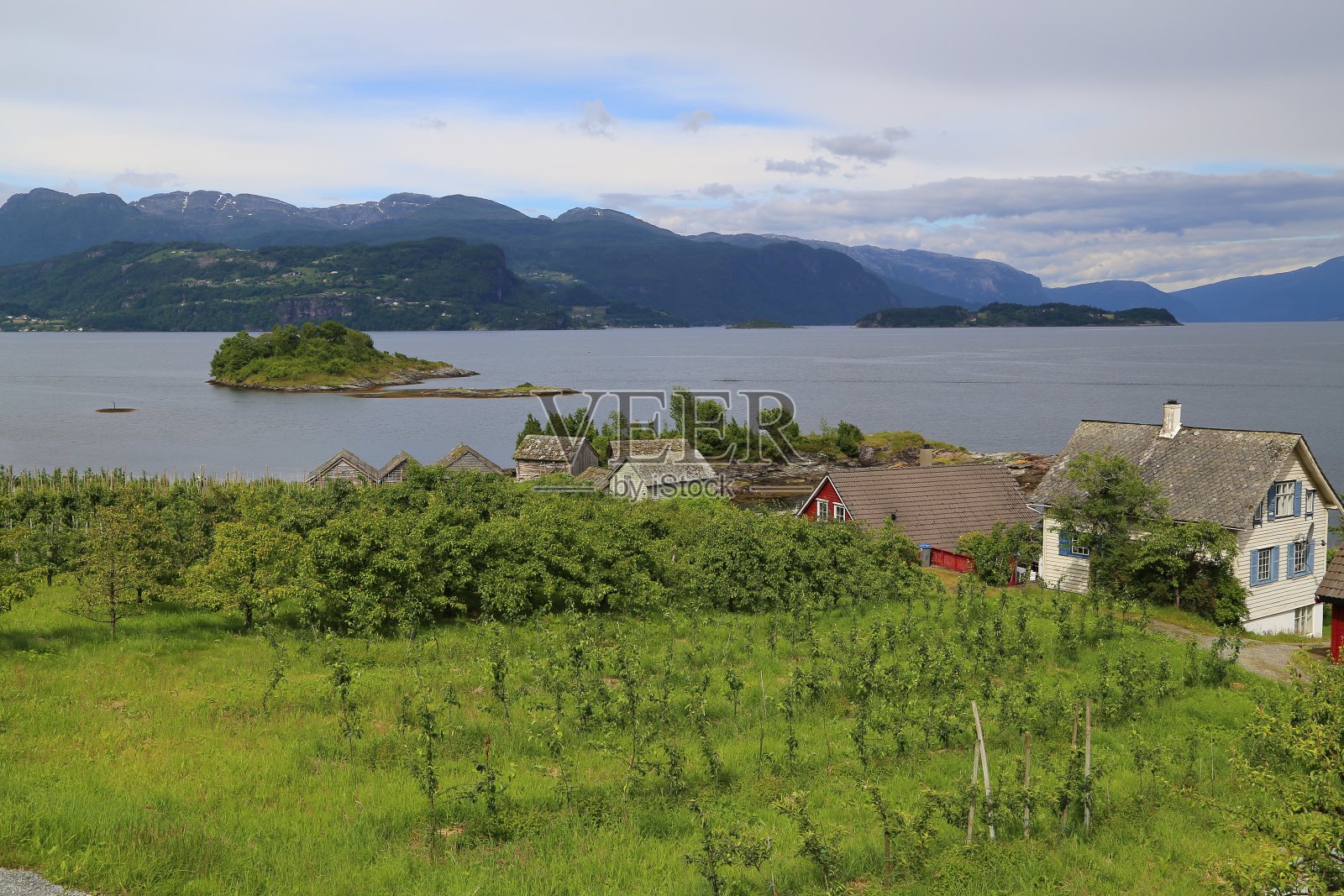 挪威美丽的风景照片摄影图片