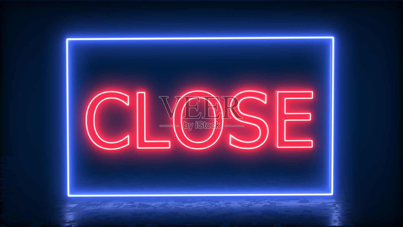 霓虹灯横幅背景插画图片素材