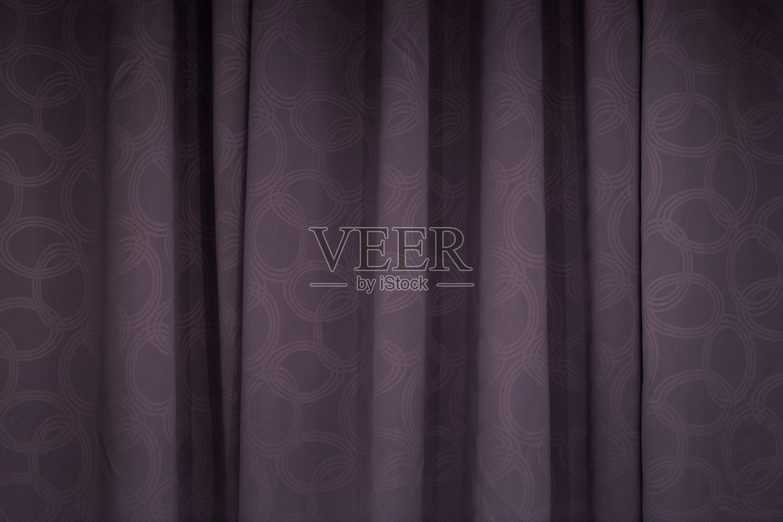 紫色窗帘与工作室照明波浪窗帘照片摄影图片