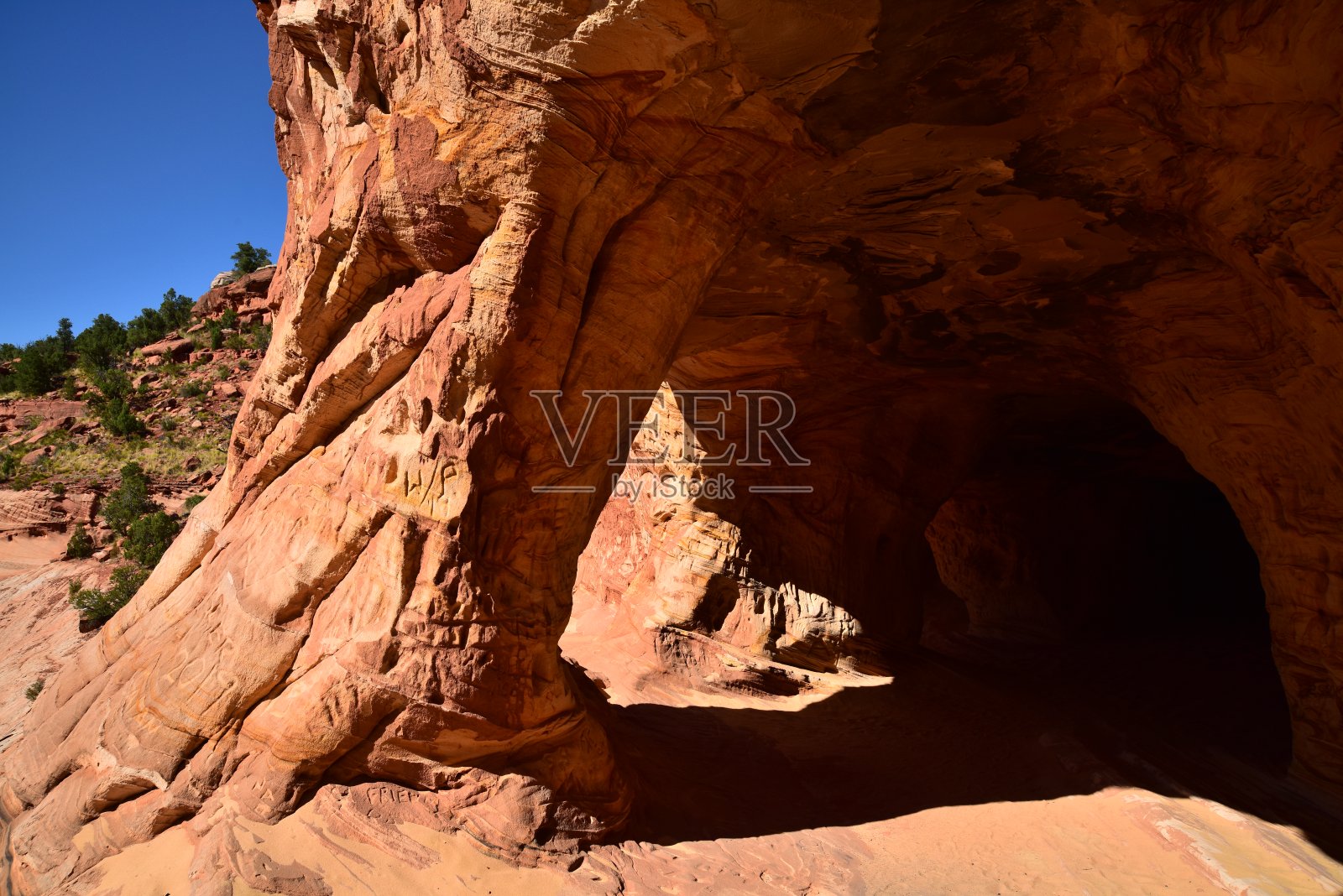 犹他州的沙洞照片摄影图片