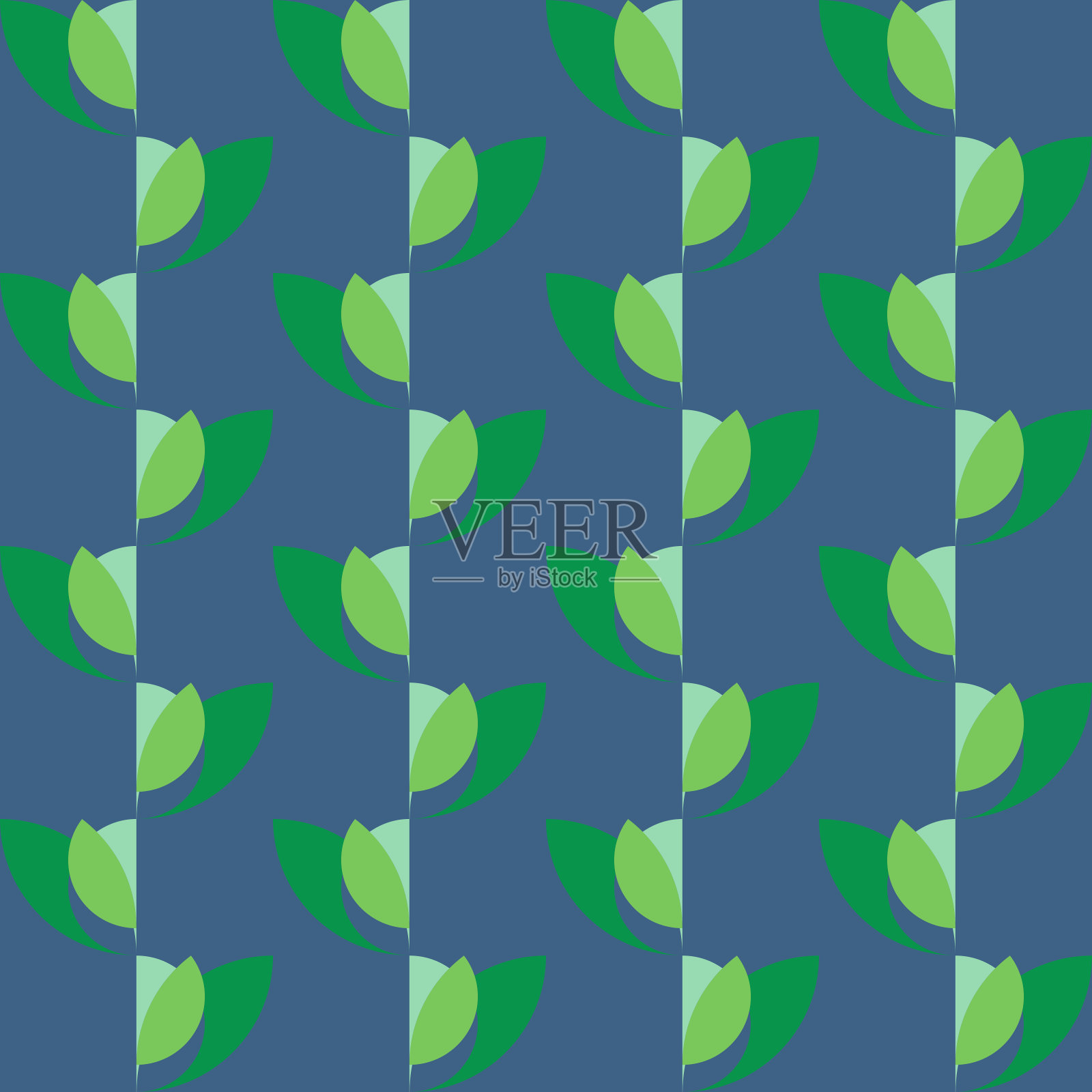 抽象矢量无缝模式。Natural-inspired设计。插画图片素材