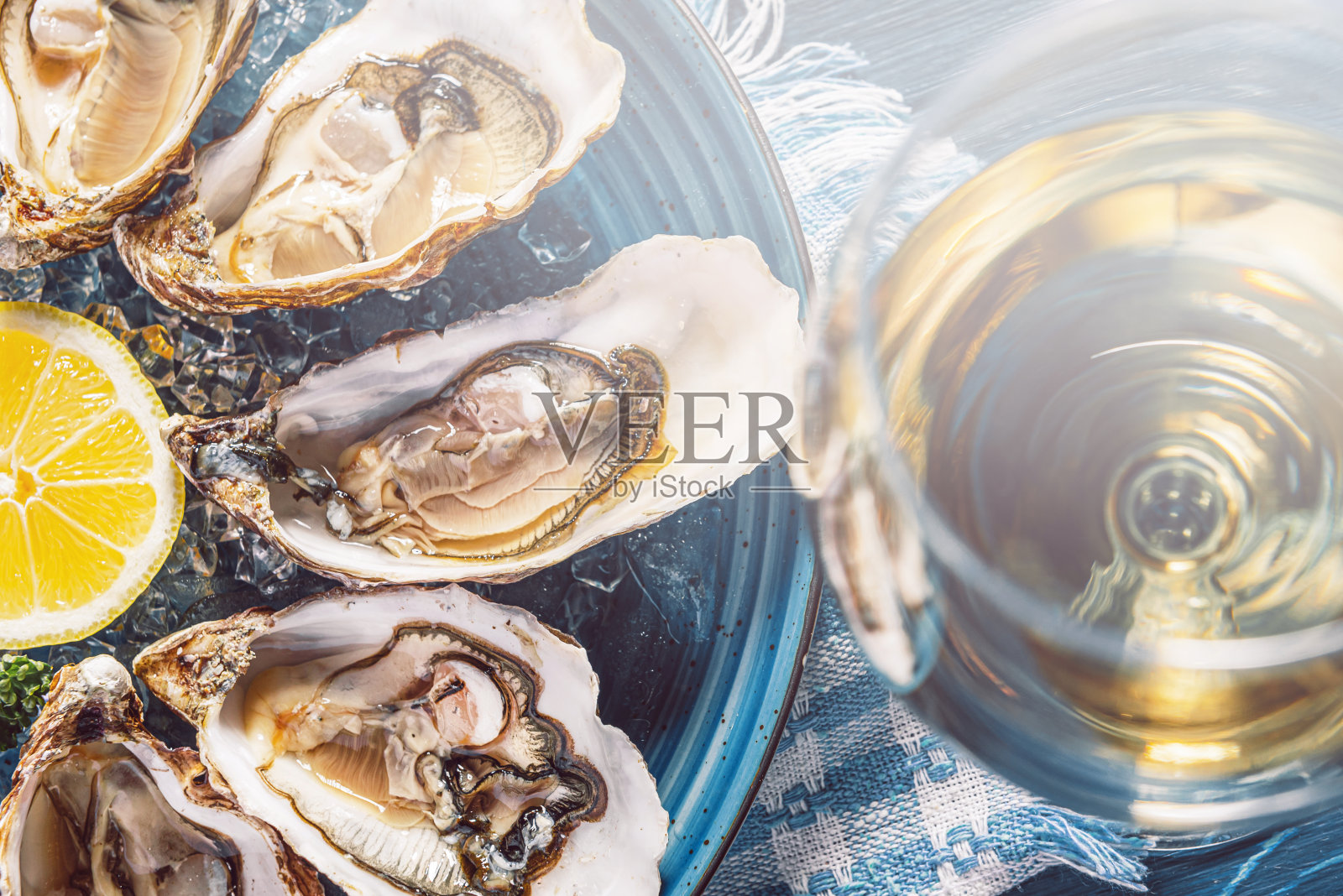 新鲜牡蛎照片摄影图片