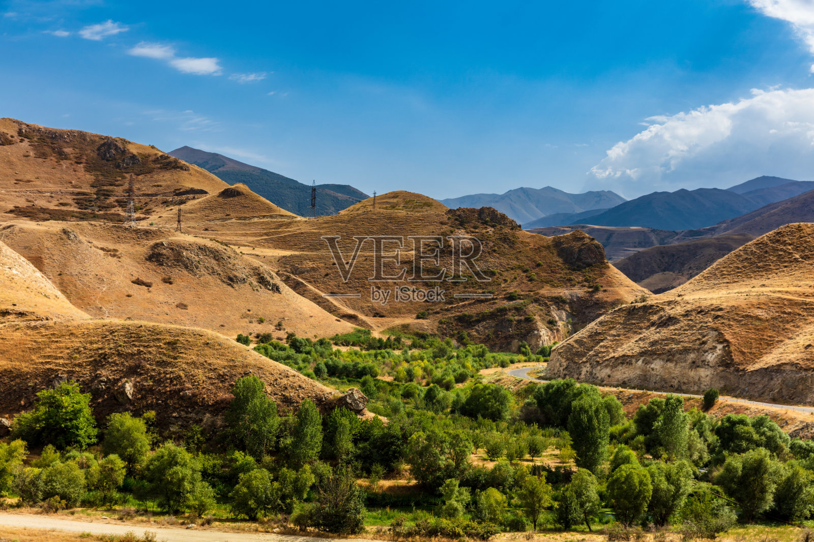 沃罗坦地区风景秀丽的亚美尼亚苏尼克地标照片摄影图片