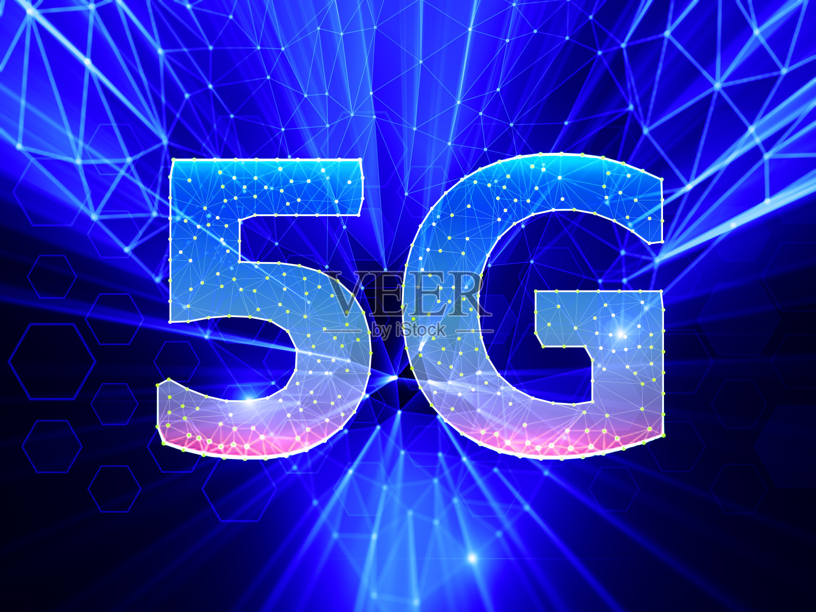 5G wifi技术数字概念照片摄影图片