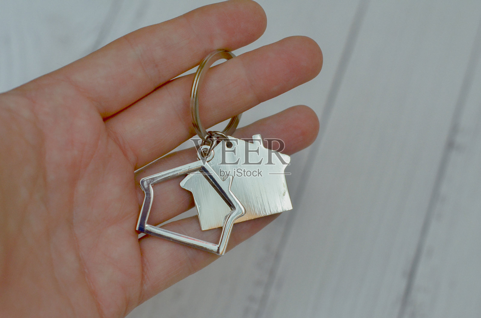 钥匙链上的钥匙照片摄影图片