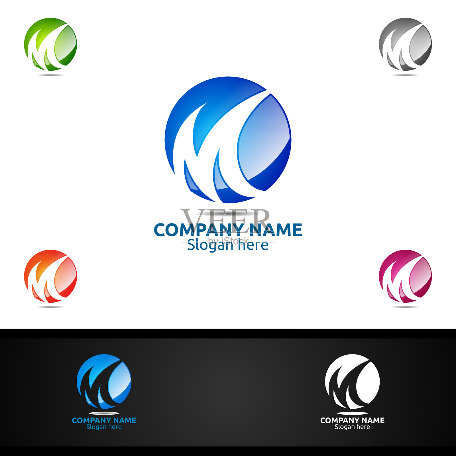 字母M数字符号设计插画图片素材