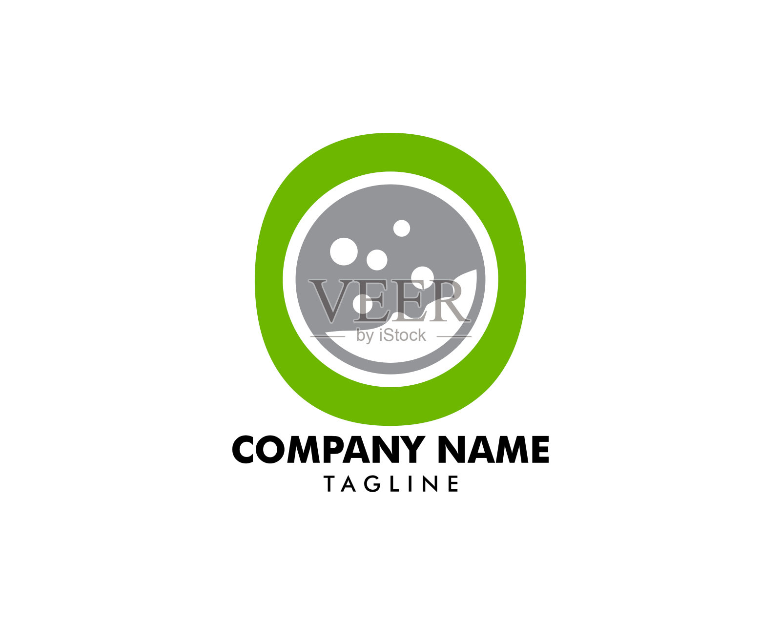 首字母O高尔夫图标设计元素插画图片素材