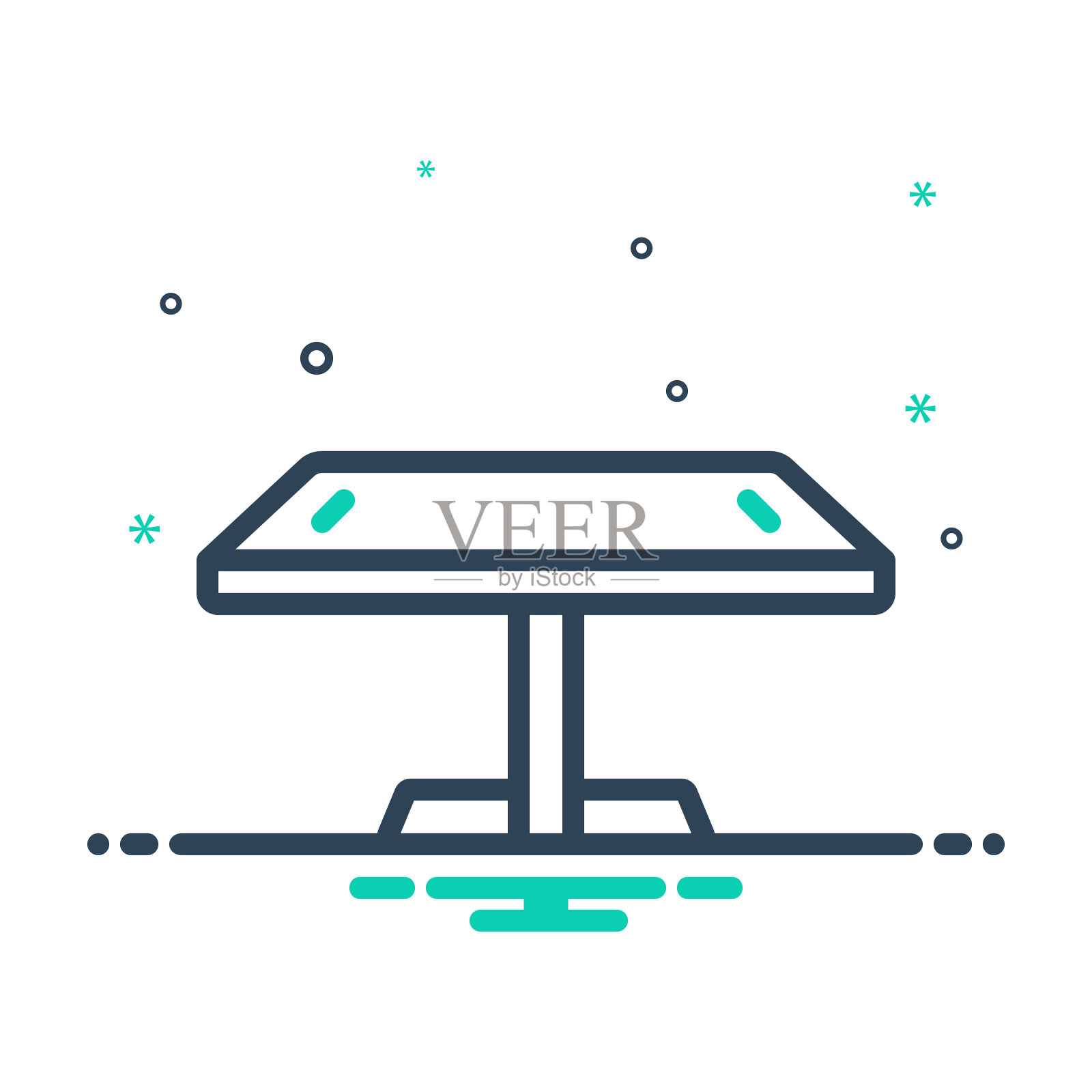 数字表插画图片素材