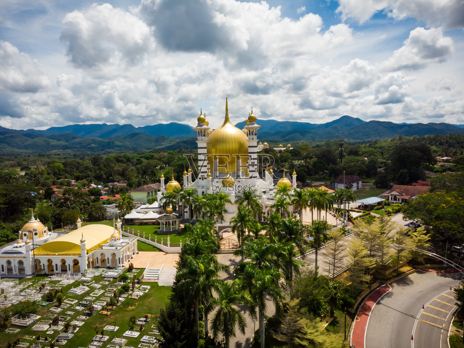 江沙乌布迪亚清真寺照片摄影图片