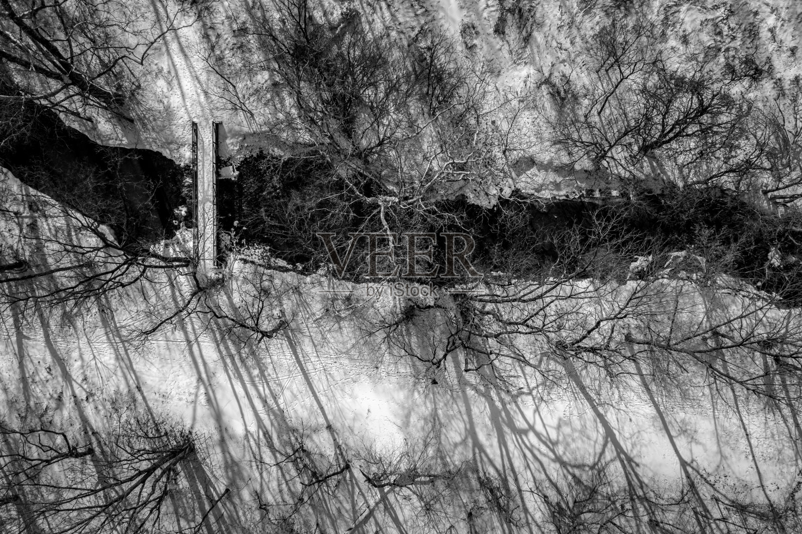 伍迪雪路径照片摄影图片