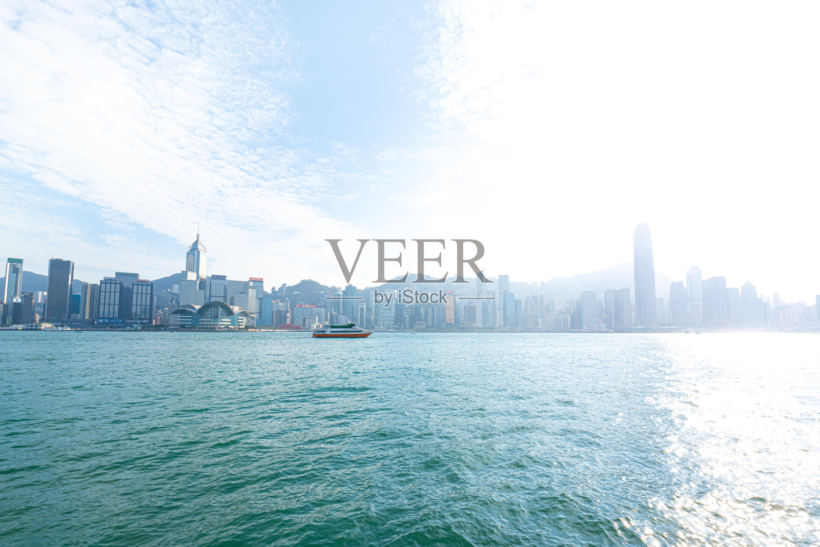 中国香港天际线照片摄影图片