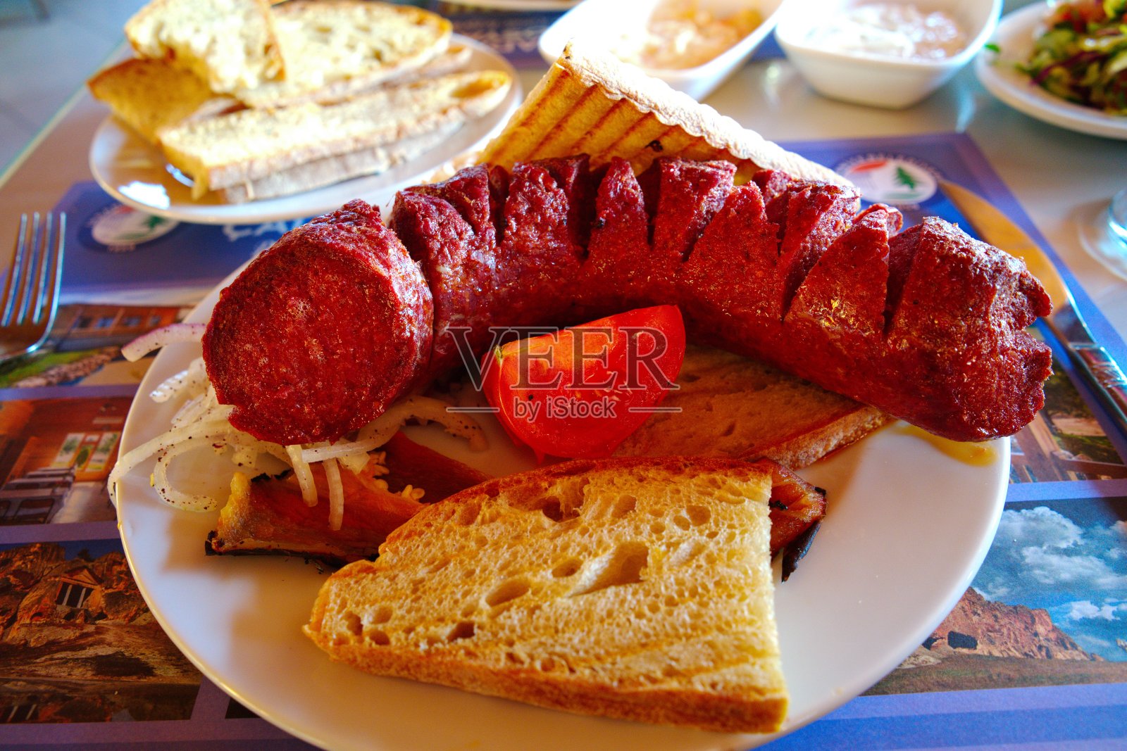 土耳其香肠照片摄影图片