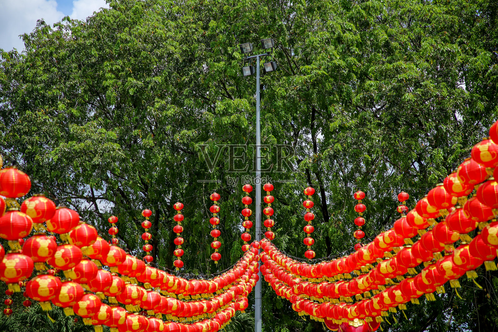 天后宫的灯笼照片摄影图片