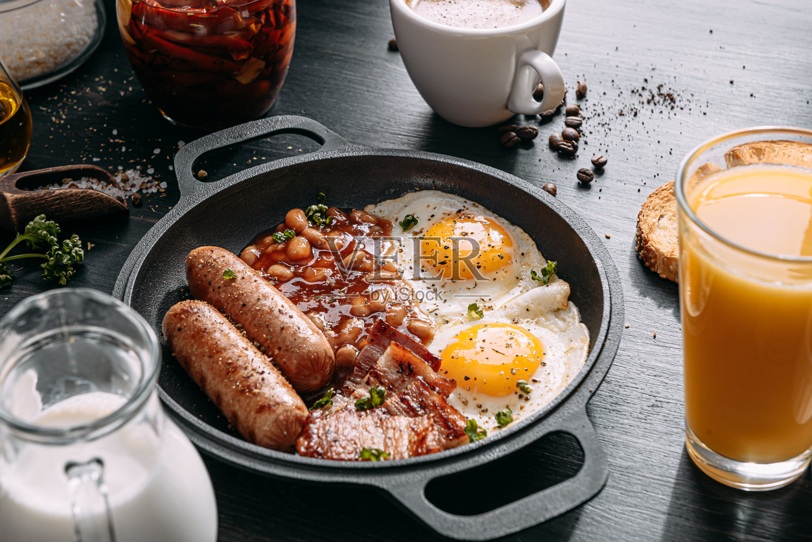 英式早餐照片摄影图片