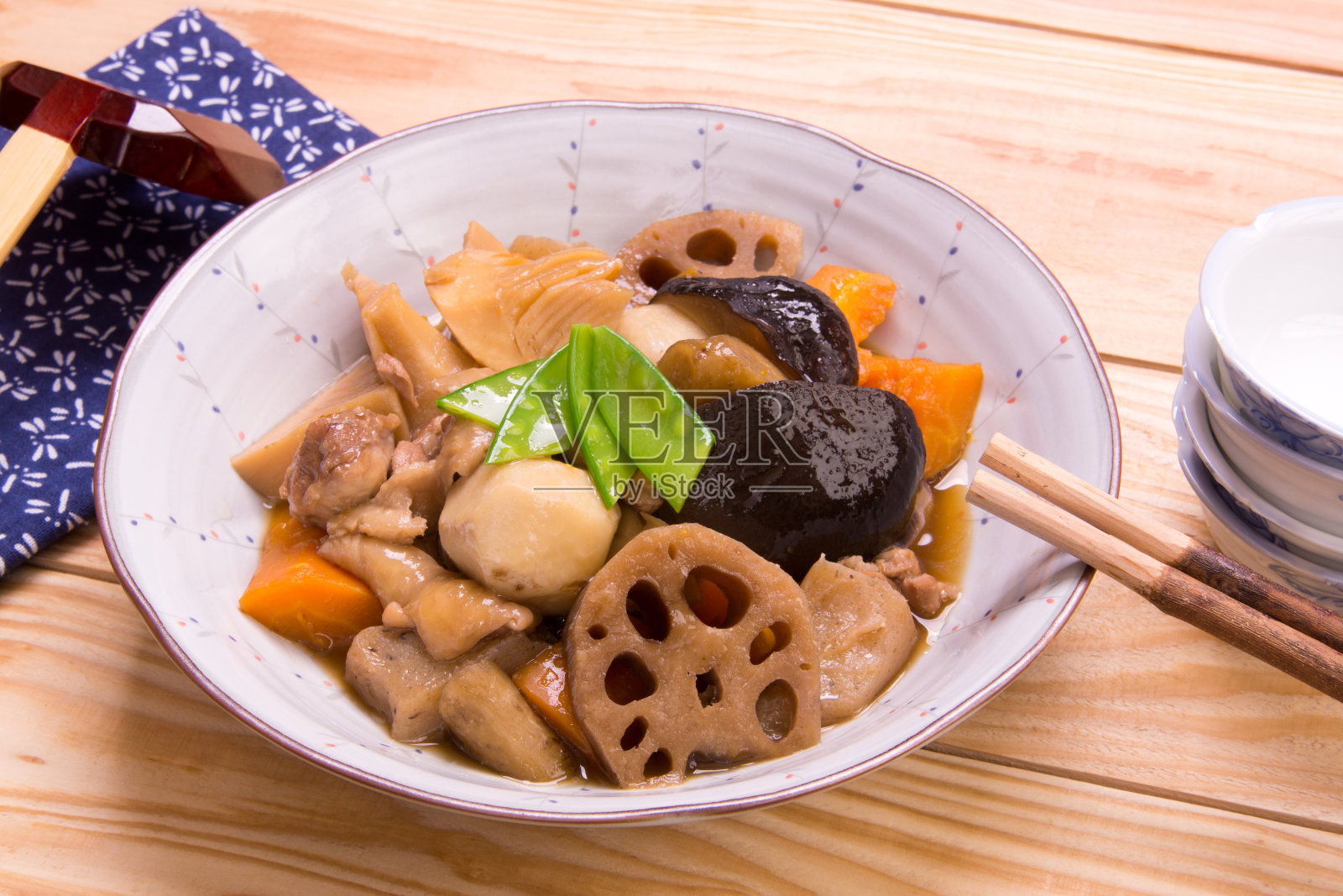 Chikuzen炖肉吗照片摄影图片