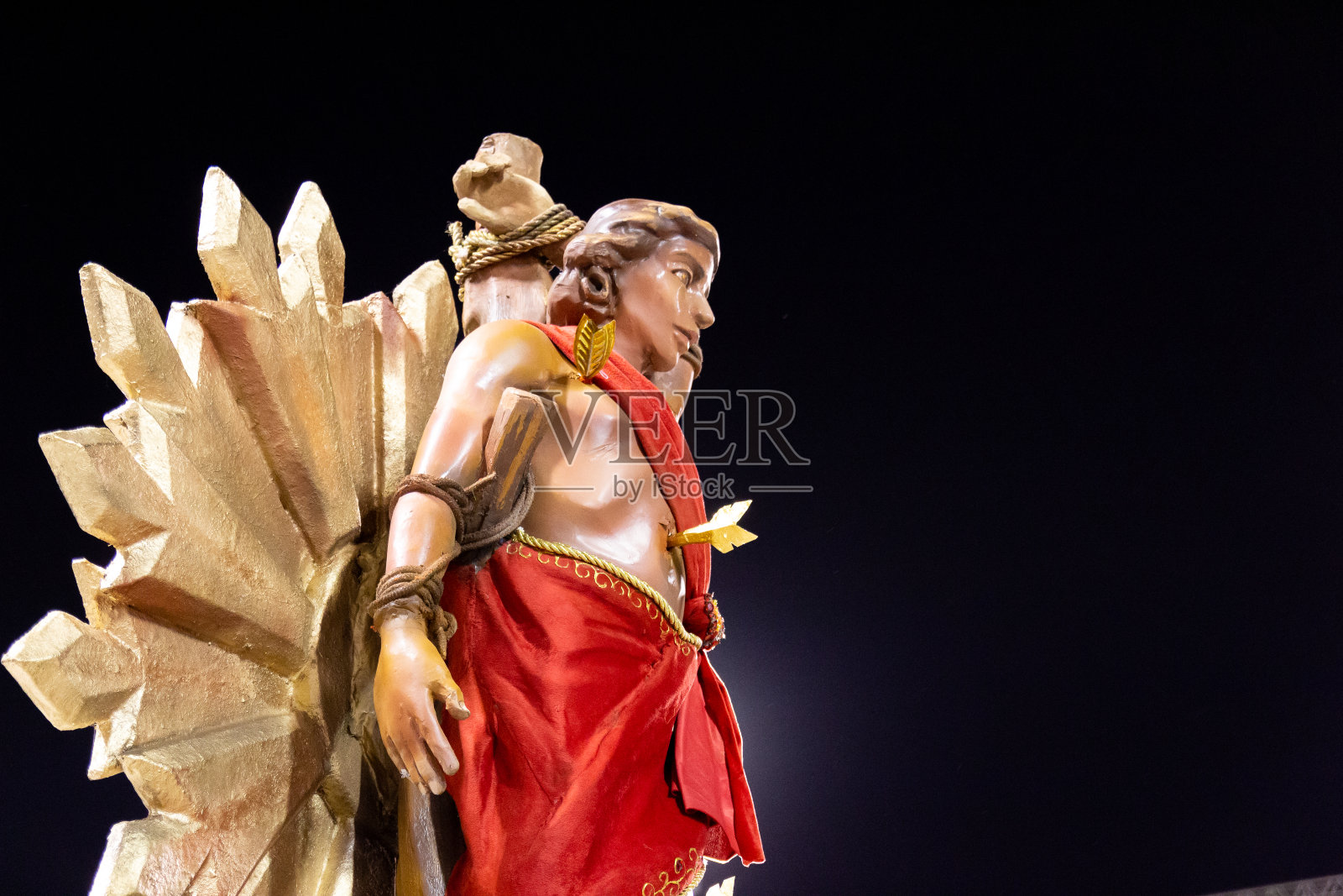 里约热内卢守护神圣塞巴斯蒂安画像照片摄影图片