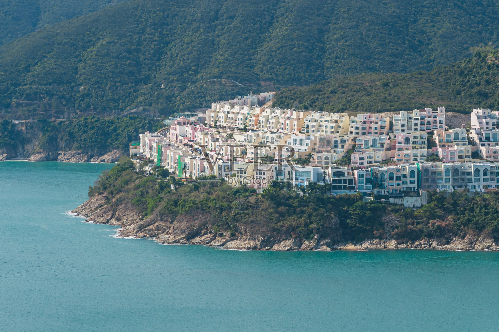 红山是香港的一个低层私人住宅区照片摄影图片