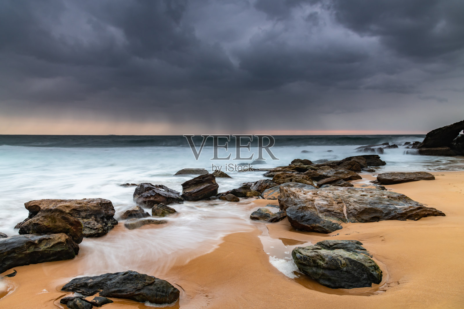 穆迪早上海景照片摄影图片