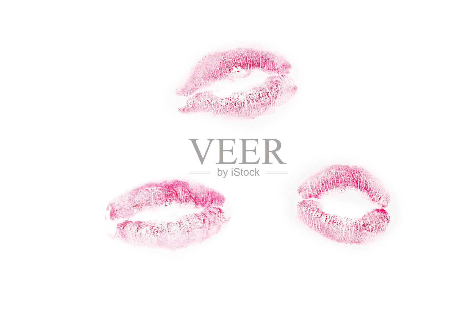 在白色背景下接吻的女人照片摄影图片