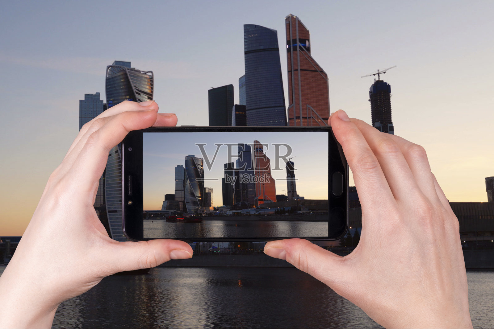 俄罗斯。莫斯科。城市商业中心莫斯科-城市照片摄影图片