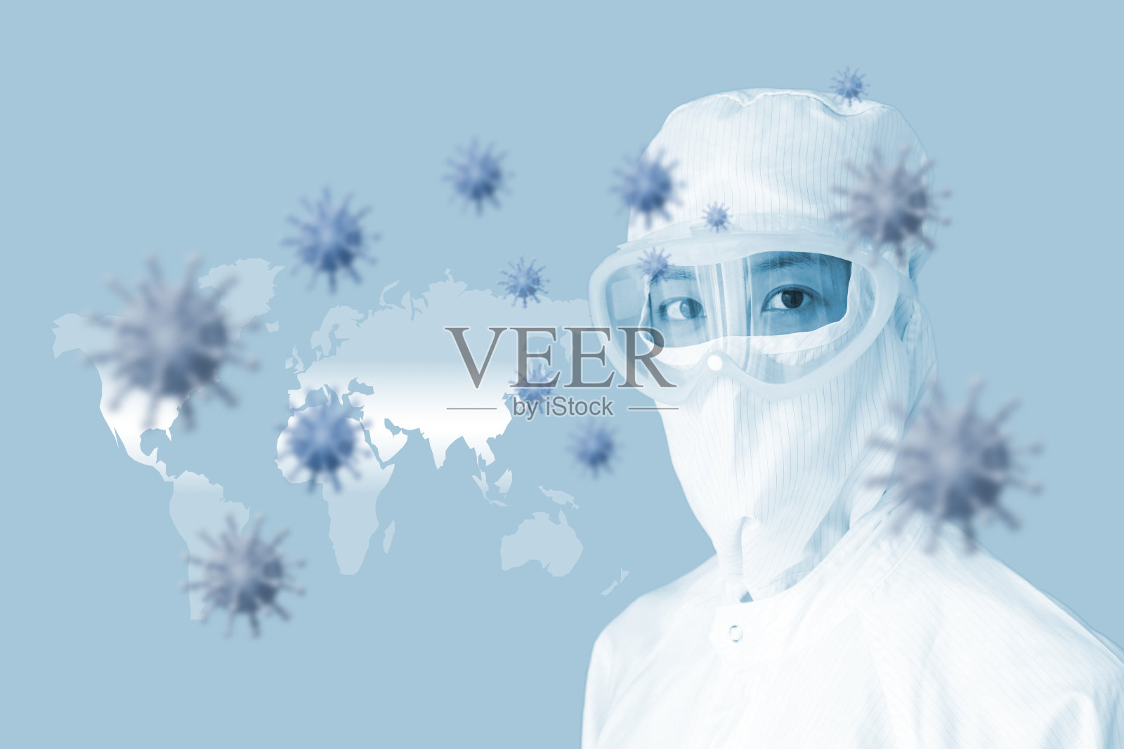 全球流行病和治疗照片摄影图片