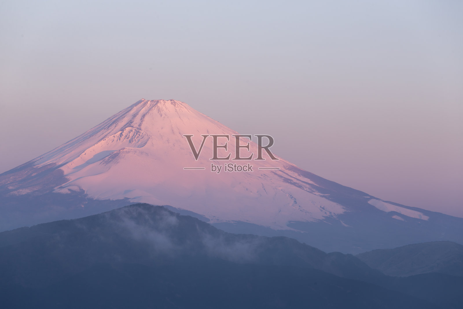 早晨富士山冬天照片摄影图片